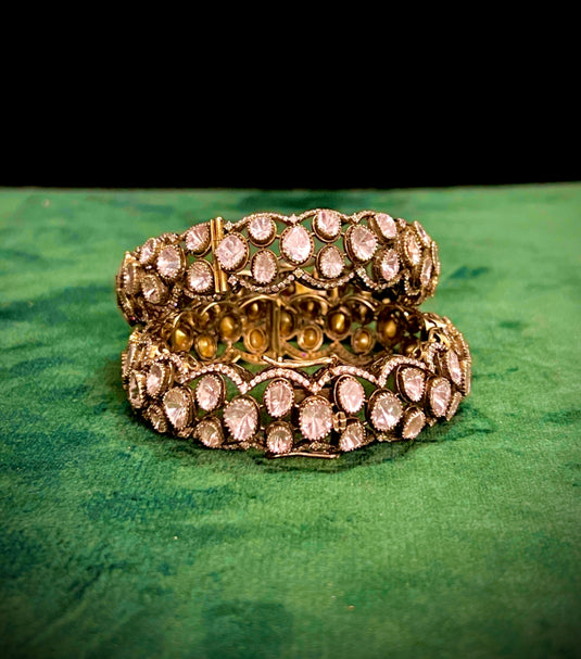 Antique Uncut Polki Bangle