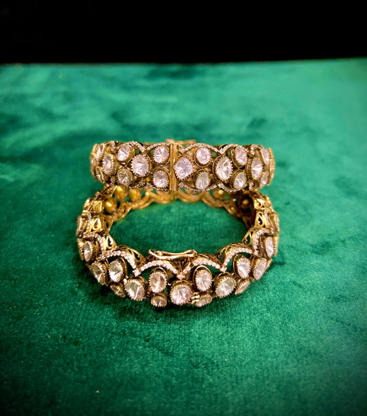 Antique Uncut Polki Bangle