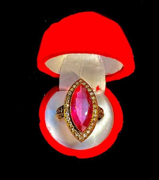 Pink Stone Ring