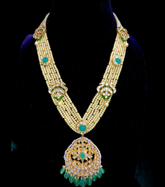 Peacock Polki Necklace